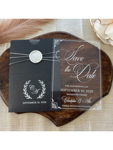 Save the Date, Acrylic Save The Date (Set of 50 or 100)