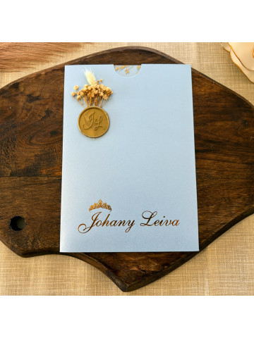 Quince Anos, Acrylic Quinceañera Invitation  (Set of 50 or 100)