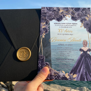 XV Anos invitation, Quince invitation, Princess invitation, Sweet Sixteen invitation, Quinceañera invitation, Birthday invitation